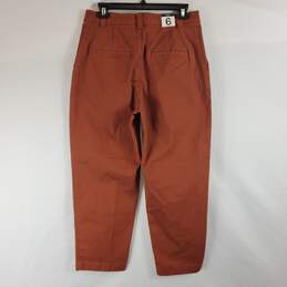 Gap Women Orange Pants Sz 6 NWT alternative image