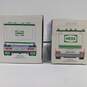 Pair of Hess Toy Vehicles Green/White Reacreaction Van & Toy Truck IOBs image number 2