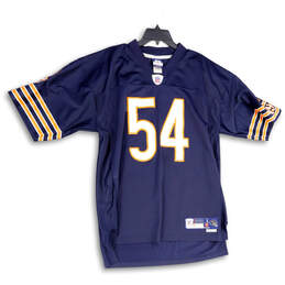 Mens Blue Chicago Bear Brian Urlacher #54 NFL Football Jersey Size Large