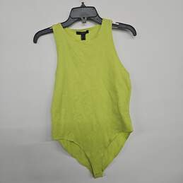 Forever 21 Lime Green Sleeveless Bodysuit
