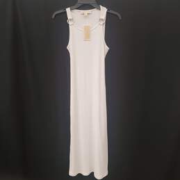 Michael Kors Women White Ribbed Dress S NWT