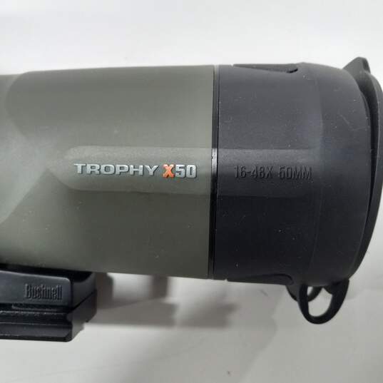 Bushnell Trophy X50 16-48x 50mm Spotting Scope w/Matching Case image number 6