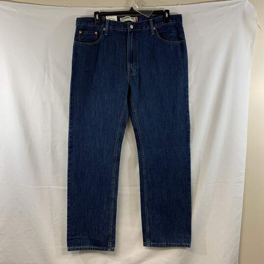 Men's Medium Wash 50 Straight Fit Jeans, Sz. 38x32 image number 1