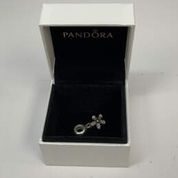 Designer Pandora S925 ALE Sterling Silver Daisy Flower Beaded Charm w/ Box