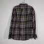 Mens Plaid Regular Fit Long Sleeve Collared Button-Up Shirt Size XXL image number 2