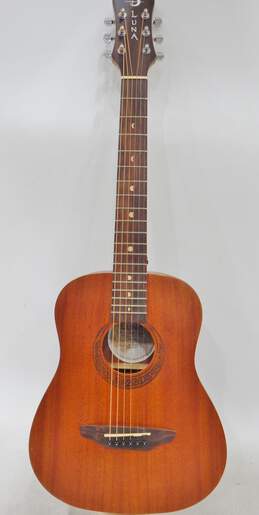 Luna Brand SAF MUS MAH Model 3/4 Size Acoustic Travel Guitar