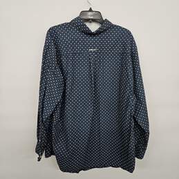 Long Sleeve Collared Blue Buttoned Up Shirt alternative image