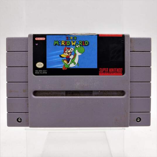 Super Mario World Super Nintendo Game Only image number 1