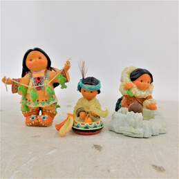 VTG Enesco Friends of the Feather Figurines Gift of Generosity Canoe Be Five Too Eight Is Great