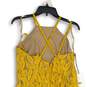 NWT Ali & Jay Los Angeles Womens Yellow Lace Sleeveless Midi A-Line Dress Size L image number 4