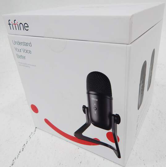FiFine Brand K678 Model USB Microphone w/ Original Box and Accessories image number 1