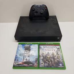 Microsoft Xbox One X 1TB Console Bundle with Controller & Games