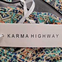 Karma Highway Women Multicolor Maxi Dress OS NWT alternative image