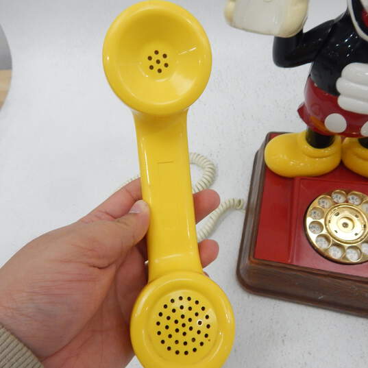 Vintage 1976 The Mickey Mouse Phone Rotary Dial Landline Telephone image number 8