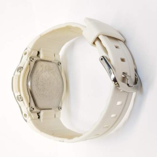 Casio Baby G BGA-110 White & Silver Tone Ana-Digi Vintage Watch image number 6