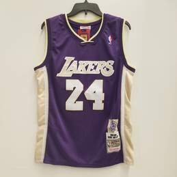 Mitchell & Ness Hardwood Classics L.A. Lakers  Kobe Bryant #24 1996-2006 Purple Jersey Sz. S (NWT)