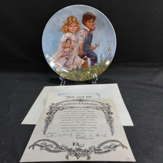 Trio of Reco Mother Goose Collectors Plates image number 2