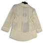 NWT Womens White 3/4 Sleeve Shawl Collar Open Front Blazer Size Small image number 2