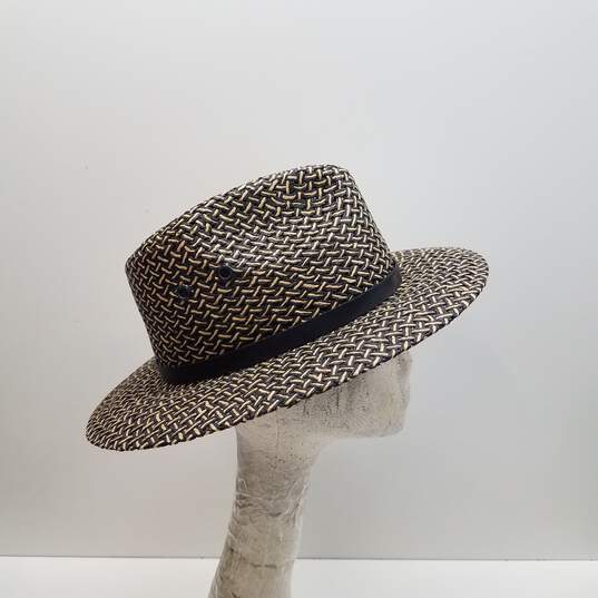 Straw & Wool Straw Hat-Spirit of Adventurer Explorer Size Large Black, Tan image number 3