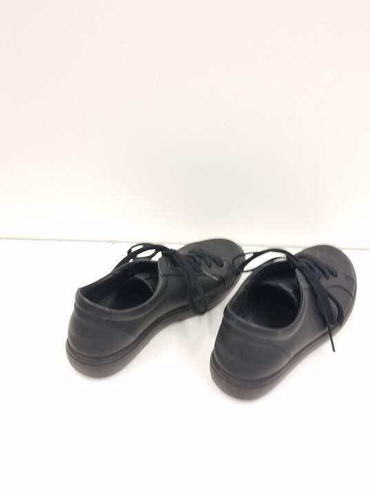 ECCO Women's Black Soft Classic Leather Sneakers Size 8-8.5 image number 4
