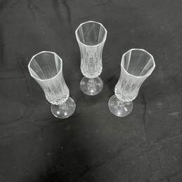 Set of 3 Cut Crystal 8" Champagne Flutes alternative image