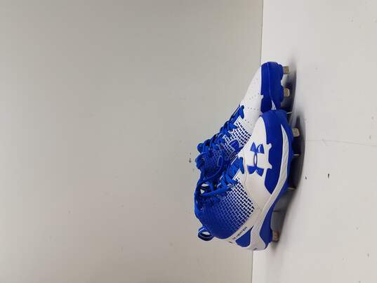 Under Armour Blue Cleats Men's Size 7.5 image number 3