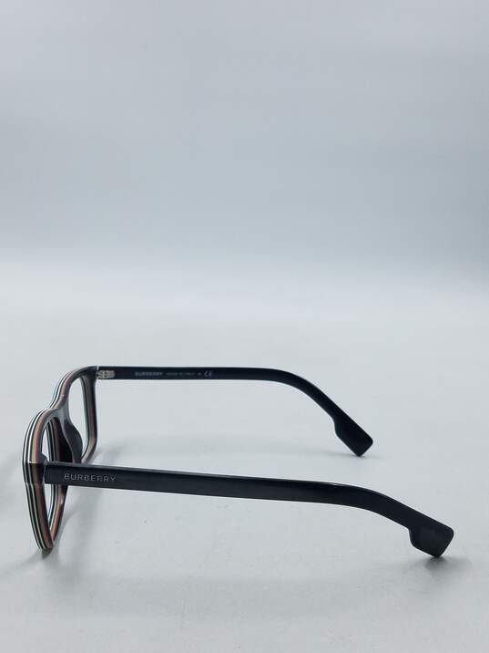 Burberry Black Browline Eyeglasses image number 4