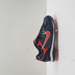 Nike Air Zoom Coop V Black & Orange Metal Baseball Softball Cleats Men's Size 8