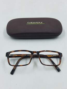 Cubavera Dark Tortoise Rectangle Eyeglasses