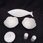 6pc Set of Milk White Serving Dishes image number 1
