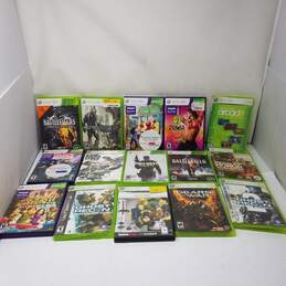 Lot of 15 Microsoft Xbox 360 Video Games