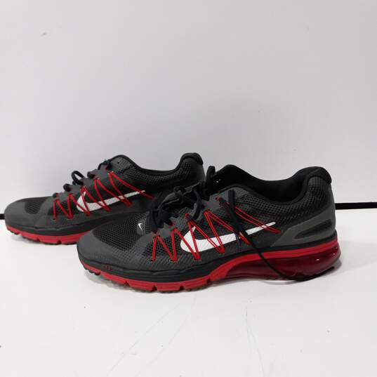 Nike Air Max Excellerate 3 Men's Black And Red Sneakers Size 14 image number 2