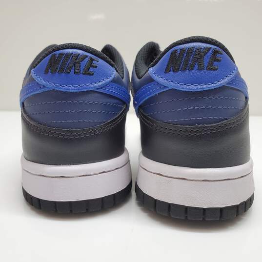 2022 NIKE DUNK LOW (GS BOYS) NAVY/ROYAL DH9765-402 SIZE 5Y image number 4