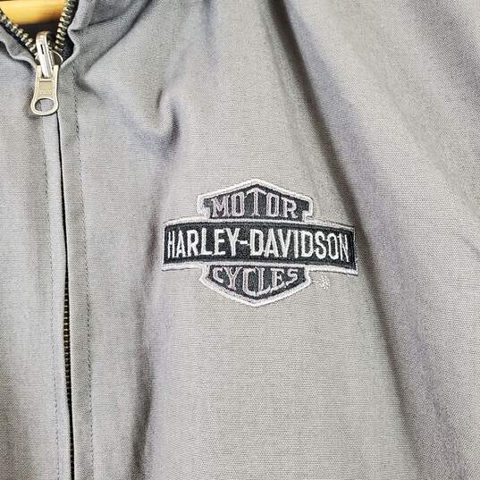 Harley Davidson Men's Black Jacket SZ M image number 7