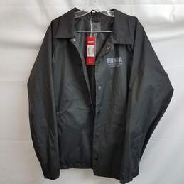 Men's Vertx garage snap front raid jacket black medium with tags