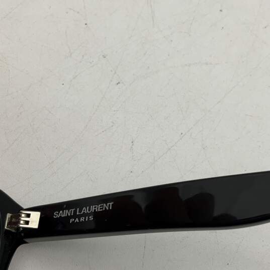 Saint Laurent Mens Black Full-Rim UV Protection Lightweight Wayfarer Sunglasses image number 5
