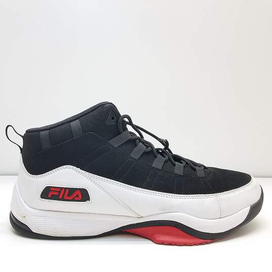 Fila Seven Five Performance Sneakers Black White 10.5 image number 1