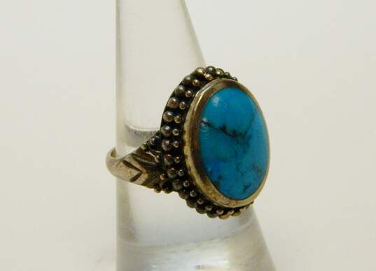 VNTG 925 Southwestern Navajo Style Turquoise Jewelry image number 4