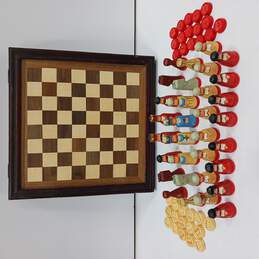Hand Carved Classics Chess Set in Original Case alternative image