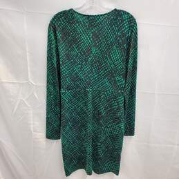 Michael Kors Green Long Sleeve Dress Size M alternative image