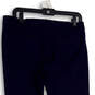 Womens Blue Flat Front Straight Leg Pockets Classic Ankle Pants Size 8 image number 3