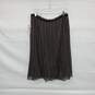 AK Anne Klein Concorde Black Silk Lined Skirt WM Size 10 NWT image number 1