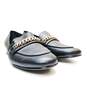 Marc Fisher Nickie Leather Chain Loafers Black 8.5 image number 3