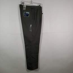 NWT Mens Cotton Classic Fit Pleated Front Comfort Waist Khaki Pants Size 36X34 alternative image
