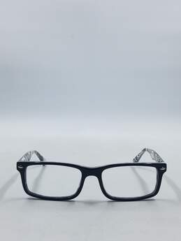 Ray-Ban Black Marbled Rectangle Eyeglasses alternative image