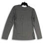 Mens Gray Dri-Fit Round Neck Long Sleeve Graphic Pullover T-Shirt Size Medium image number 2