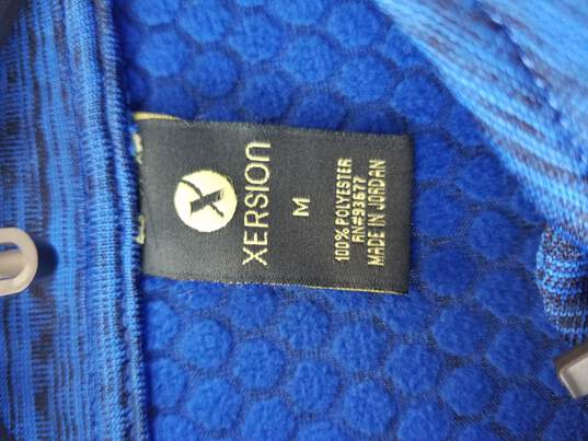 Xersion Men Blue Fleece Athletic Sweater M image number 3