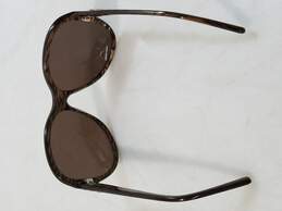 Dolce & Gabbana Brown Woodgrain Pattern Butterfly Frame Sunglasses alternative image
