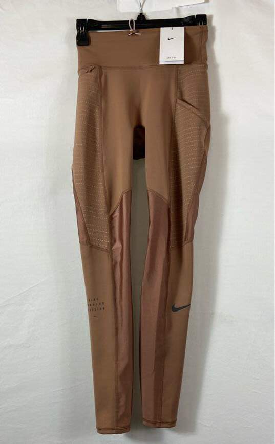 Nike Brown Leggings - Size X Small image number 1