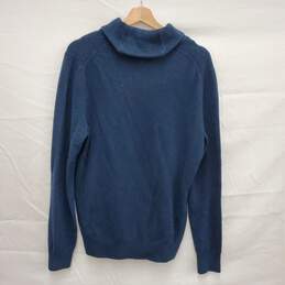 Banana Republic Italian Yarn MN's Merino Wool Dark Blue Sweater Size M alternative image